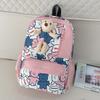 Stylish Unisex Nylon Backpack With Animal Pattern Ideal For School And Travel Use