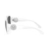 Versace Logo Acetate Irregular Sunglasses Women's White 7211310 VE445331487-white 56