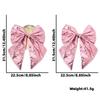 Holiday Sparkling Bow Sequin Pearl Cotton Bow Christmas Tree Set Decoration