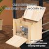 92MF Bird Breeding Box Nest for Parrots with Clear Window Parrots Cage Toy Nest