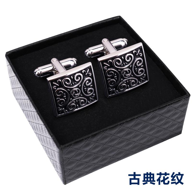 Pánské Vysoce Kvalitní Módní Francouzské Manžetové Knoflíčky Rukávové Hřebíčky Manžetové Knoflíčky Business Manžetové Hřebíčky Knoflíčky na Košile Dámská Dárková Krabička Manžetové Knoflíčky