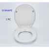 Non-Electric Bidet Toilet Seat Cover Soft Closing Dual Nozzle Manual Control Bidet Seat Home Universal Toilet Seat Lid