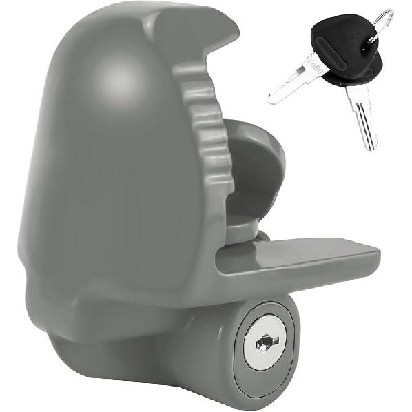 Cenipar Trailer Hitch Lock Universal Size Fit 1-7/8", 2", And 2-5/16" Couplers, Heavy Duty Steel, For Vehicles, Trailers, And RVs(Red)