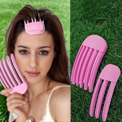 High Cranial Hair Clip, Hair Roots Fluffy Clip, Lazy Woman, Forehead Bangs Styling Tool,3 and 6 Teeth Option