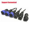 M25 50A Waterproof Connector IP67 2 3 Pin Male Female Connectors 6-18mm 300V High Current Docking Soldering/Screw Lock Wire Plug