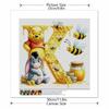 DIY Diamond Painting Round Diamond The Letters "K" In Vini and Eeyore Full Diamond Mosaic Home Decoration Painting Cross Stitch Kit