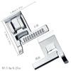 Multifunctional Electric Sewing Machine with Zipper, Binding, and Overlock Presser Foot Attachments