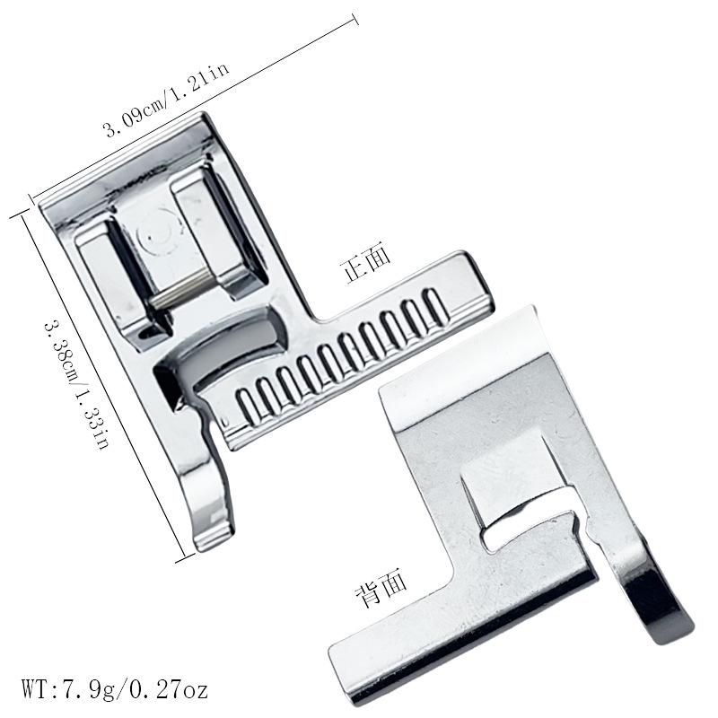 Multifunctional Electric Sewing Machine with Zipper, Binding, and Overlock Presser Foot Attachments