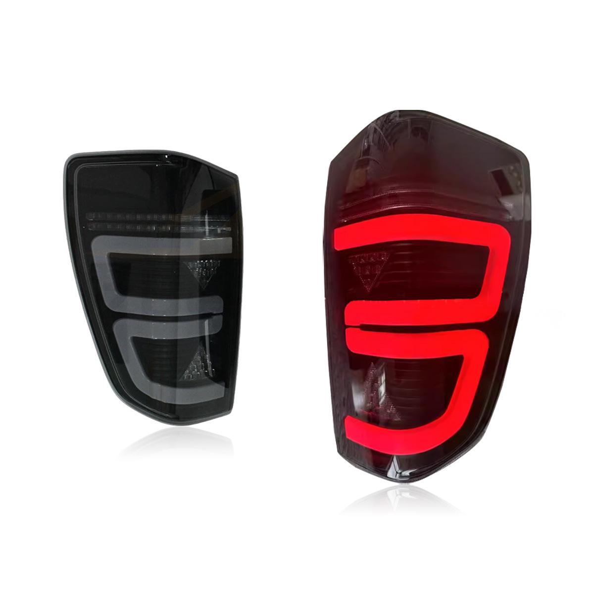 LED Taillight Assembly for 2020-2023 Mazda BT-50 with Sequential Turn Signals and Daytime Running Lights.