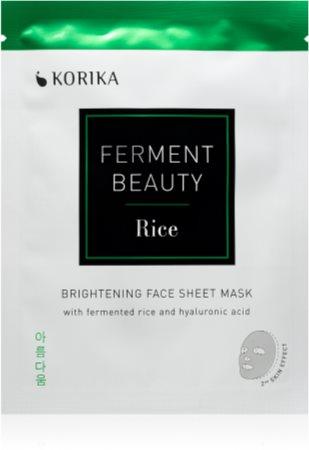 

masque tissu illuminateur au riz fermenté et à l’acide hyaluronique TU прозрачный