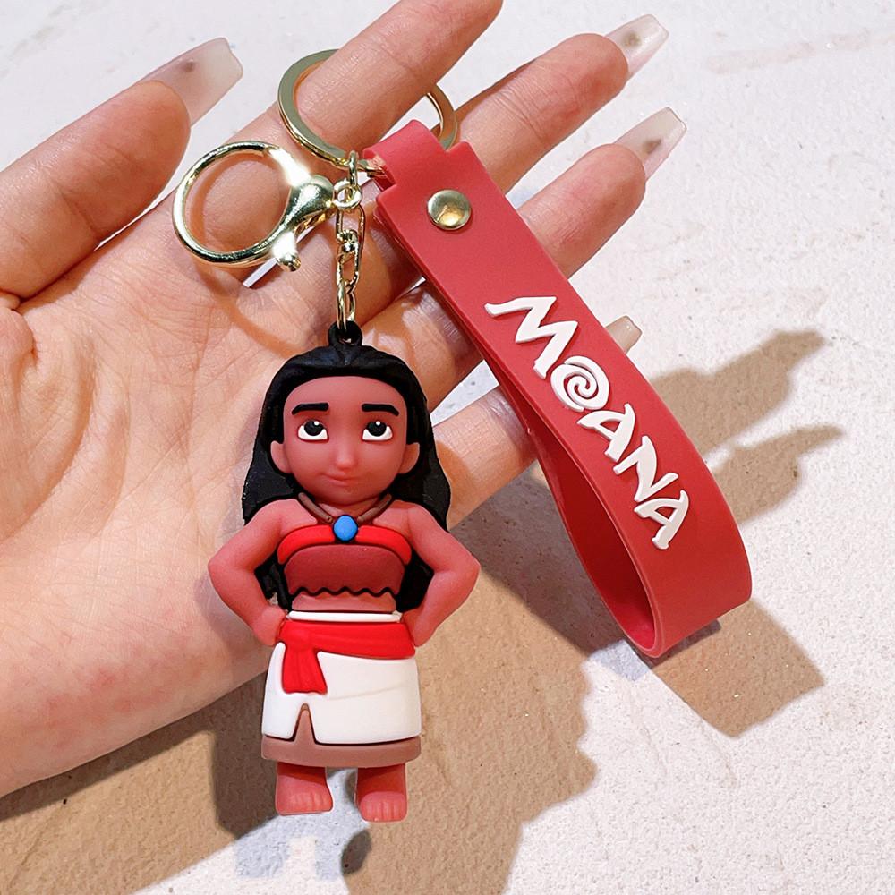 2024 Movie Moana Keychain Cute Cartoon Silicone Keyring Gift For All Occasions