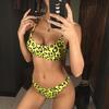Colors 2025 Sexy Leopard Bikini Women Swimwear Female Swimsuit Two-pieces Bikini Set Brazilian Bather Bathing Suit Swim