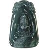 Jade Puxian Bodhisattva Pendant Charm - A Grade, Unisex, Natural Carved Jade