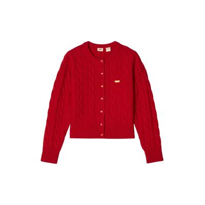 Levis Anul Cailui Ediție Limitată Standard Light Casual Francez Atmosferă Roșie Pulover Tricotat Confortabil Pulover Femei 006Q6-0000