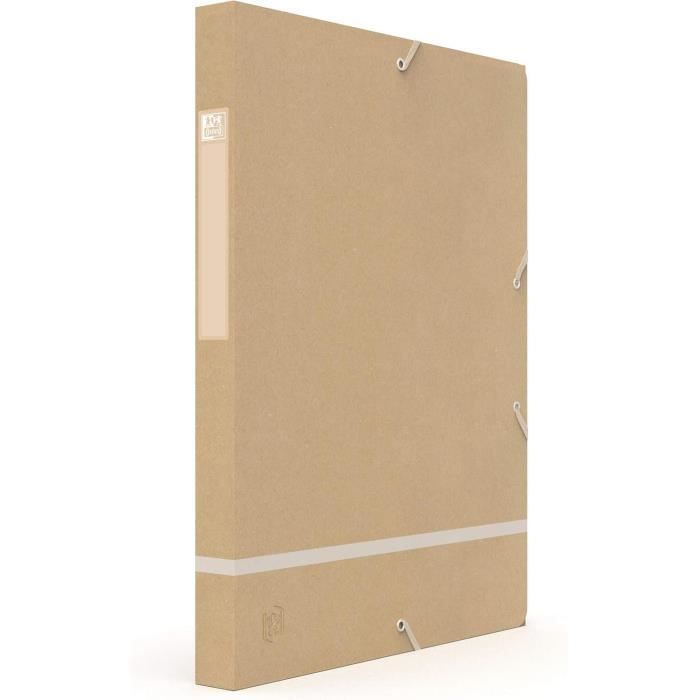 Chemise Kangourou - OXFORD - Touareg - A4+ - Beige - Carton TCF Recyclable