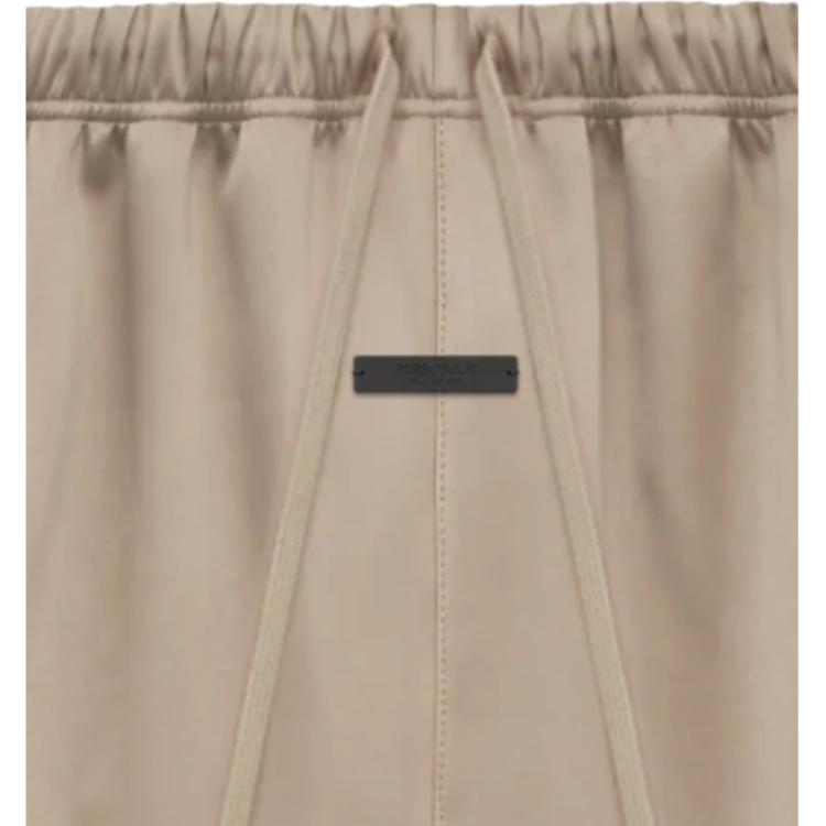 Fear of God Essentials Satin Nylon Pant Desert Sand Women Bottoms Tan 130HO245227FW
