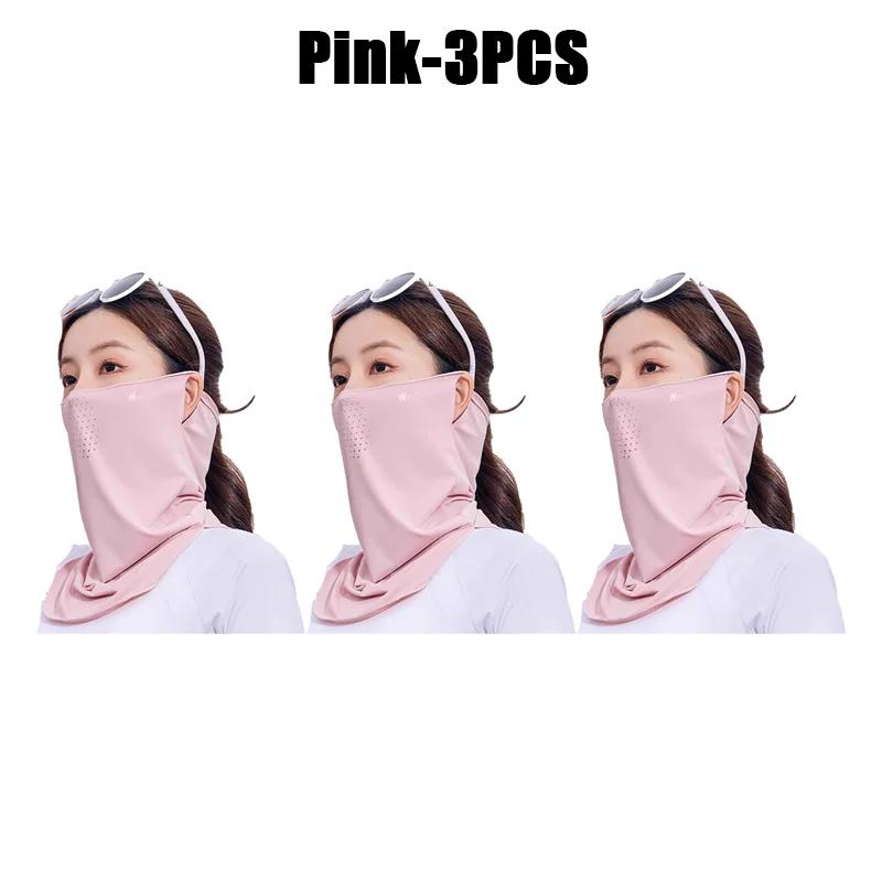 Unisex UV Protection Outdoor Neck Wrap Cover Sports Sun Proof Bib Ice Silk Mask Face Cover Neck Wrap Cover Sunscreen Face Scarf