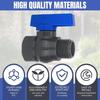 1Set 1/2" 3/4" 1" PVC Aquarium Fish Tank Connector Inlet Water Drain Pipe Joint Valve Irrigation Water Tank Bulkhead Fittings