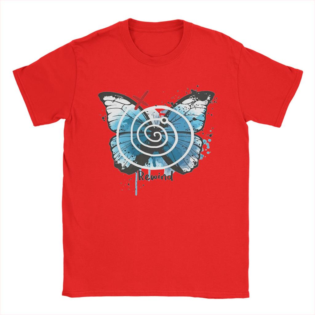 Unisex's Life Is Strange Butterfly T-Shirts 100% Cotton Tees Summer Vintage Short Sleeves T Shirt O-Neck Hippie Custom DIY Tshirt