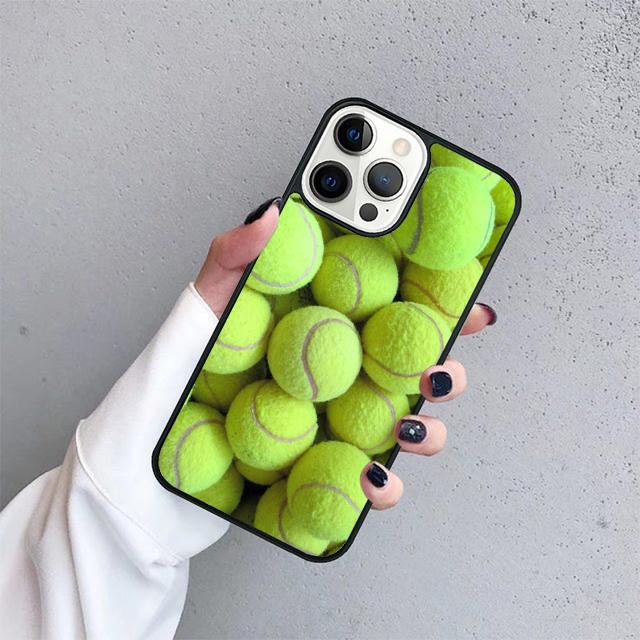 green tennis balls Accessories Phone Case Cover For iPhone 17 Air 15 16e 14 13 12 Pro Max 11 Pro Max Plus Coque