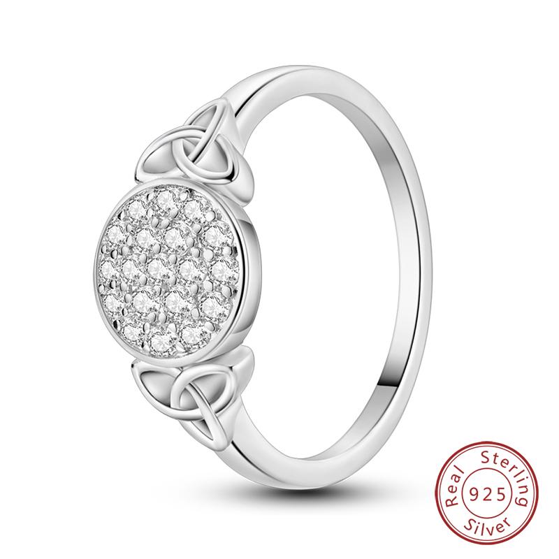 Fashion Luminous Firefly Rings 100% 925 Silver Eternal Heart-Shaped Zircon Rings Fine Wedding Engagement Jewelry Gifts
