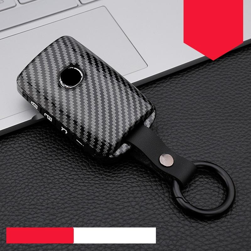 Interior Mouldings Carbon Fiber+Silicone Car Key Fob Cover Case For Mazda 3 Alexa CX-30 CX30 CX5 CX 5 CX-5 CX8 CX9 CX4 2019 2020