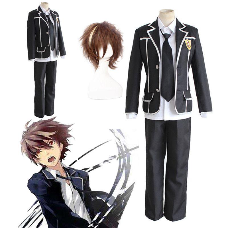 High Quality Guilty Crown Ouma Shu Anime Cosplay Costume With Durable Wig