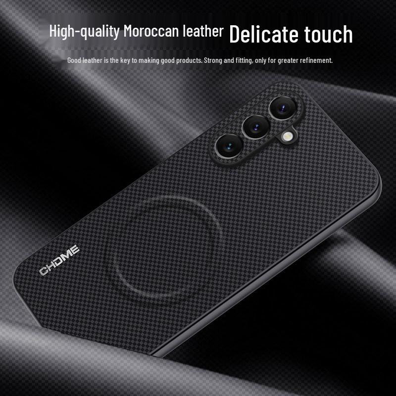 Samsung A16 Anti-drop Full Coverage Case with Magnetic Buckle - Stylish Texture for Men & Women.