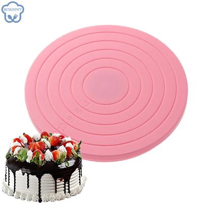 1pcs Cake Turntable Rotating Anti-skid Round Cake Stand Cake Decorating Tools Cake Rotary Table Kitchen Diy Pan Baking Tools