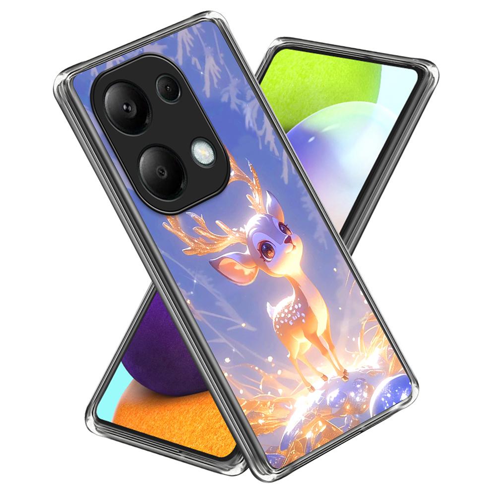 

For Xiaomi Redmi Note 13 Pro 4G/Poco M6 Pro 4G Case Pattern Printed Shockproof TPU Phone Cover Dream Deer