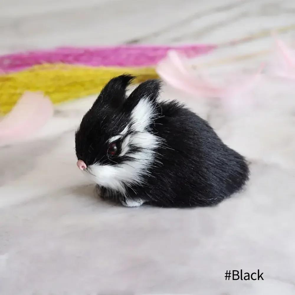 Simulazione Pulcino Coniglio Peluche Giocattolo Bambini Cognizione Pollo Modello Figurina Realistico Animale Peloso Bambola Pollo Regalo di Pasqua