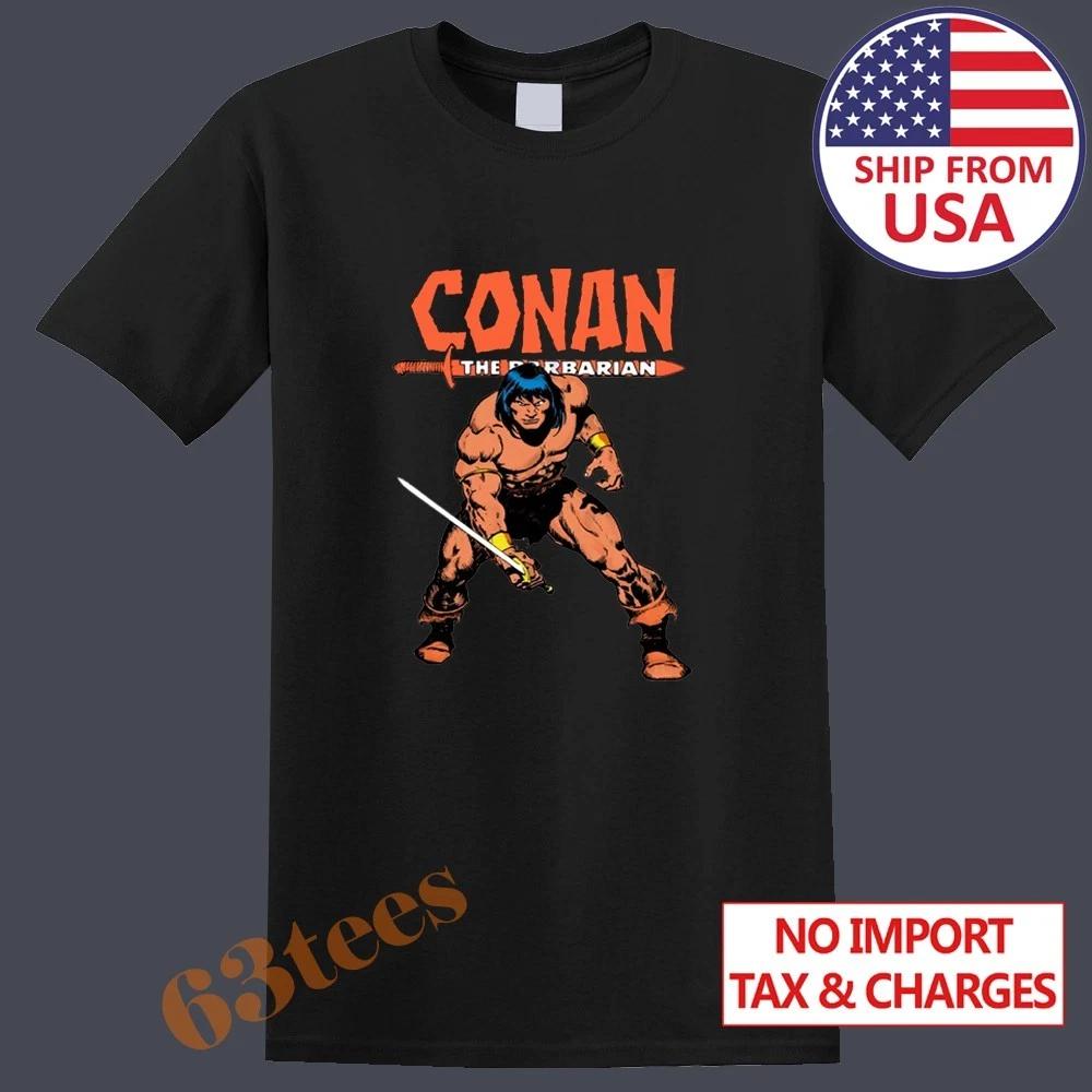 Conan The Barbarian Men s Black Size S to 5XL 2XL