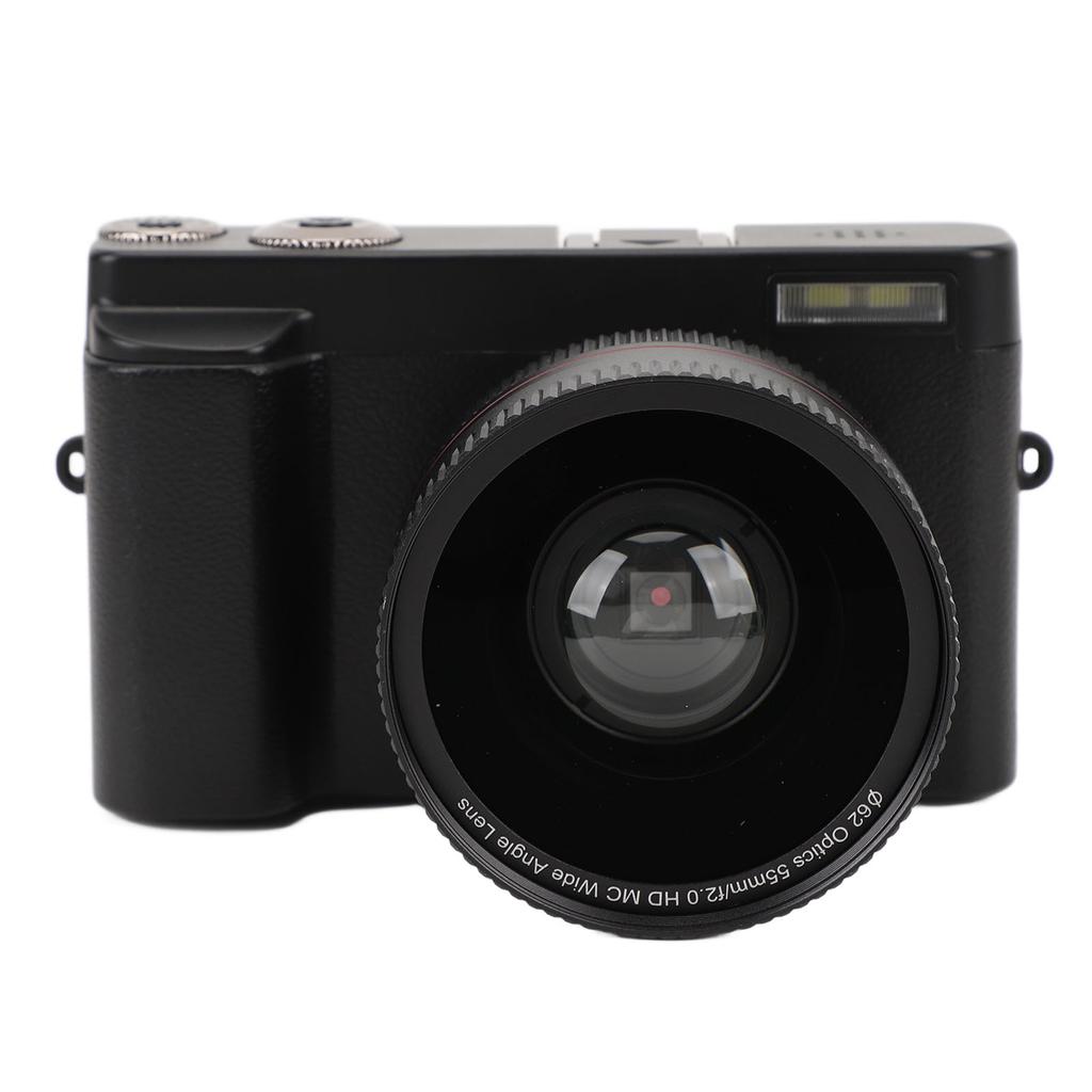 4K Digital Camera 3 Inch Flip Screen 16X 48MP Auto Focus Anti Shaking Vlogging Camera for Daily