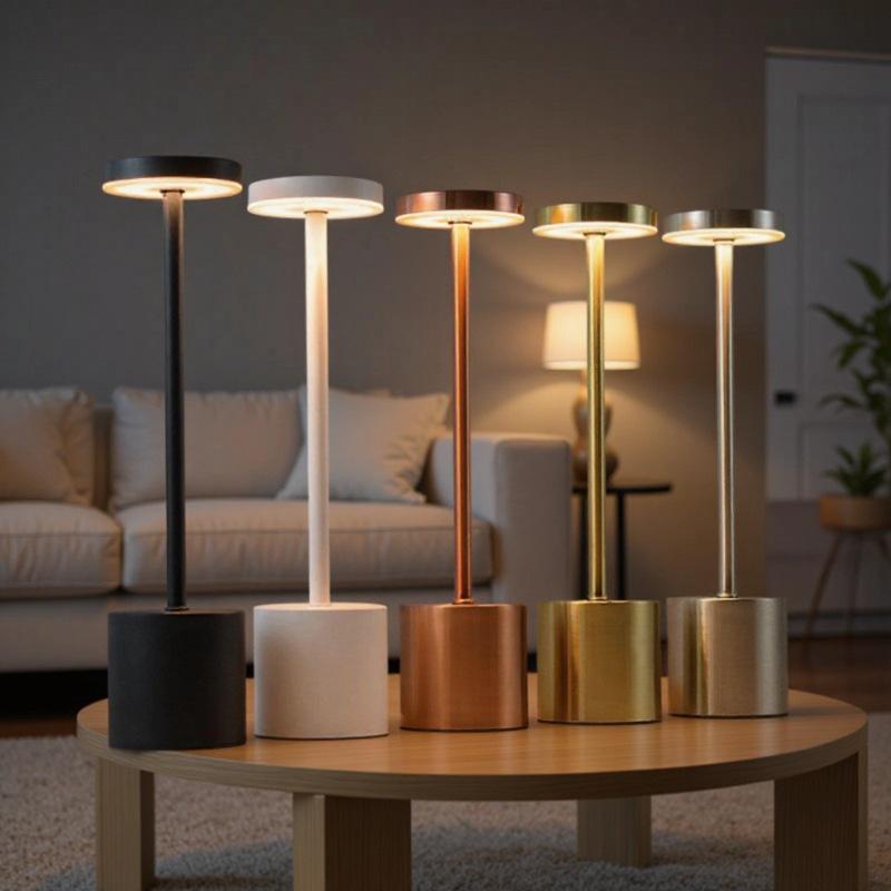 Rechargeable LED Touch Desk Lamp with Custom Acrylic Night Light