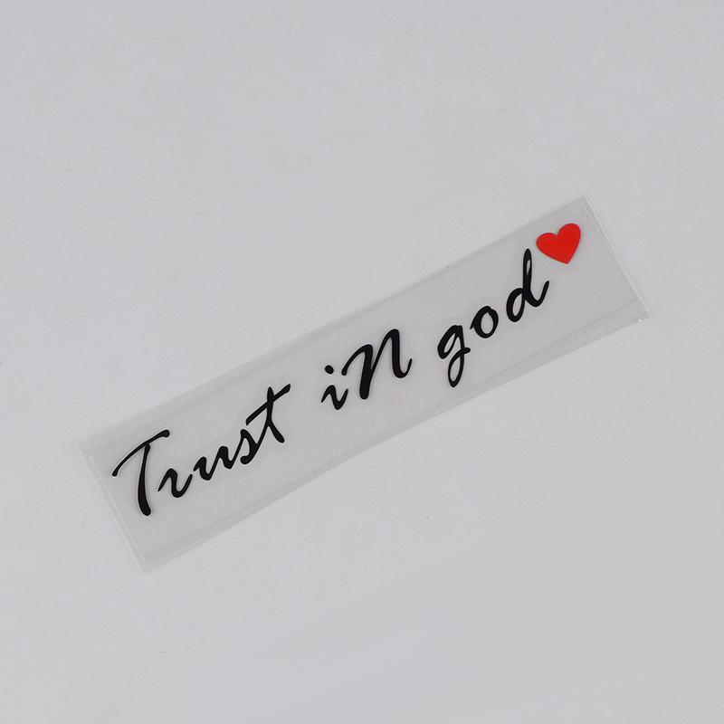 Trust In God Believe In God Rearview Mirror Stickers God Letter Stickers Are Suitable For All Kinds Of Cars And Motorcycles