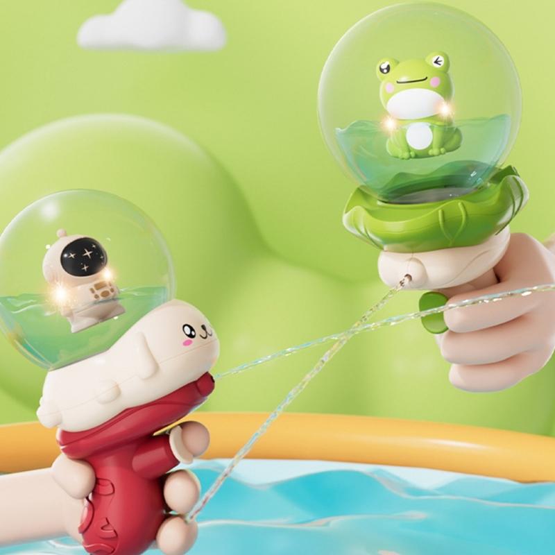 Clear Cartoon Theme Water Squirter Toy For Children Easy Grip Outdoor Summer Activity Water Squirter Toy for Toddler