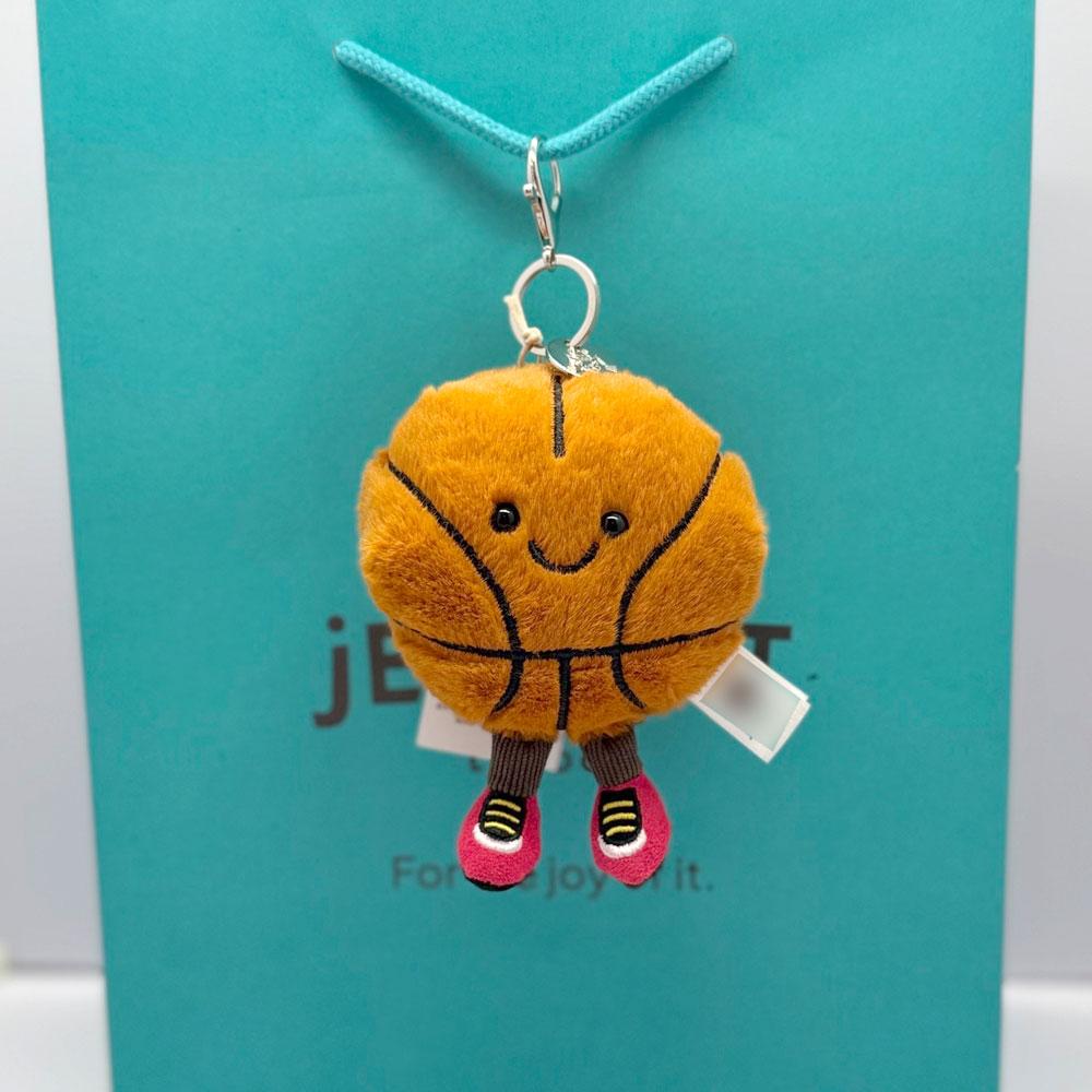 New JC Coffee Bean, Marshmallow, Ladybug, Frog, and Macaron Dessert Keychain & Bag Charm — Plush Toy Gift for Friends