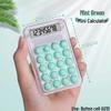Transparent Mini Calculator: Cute, Portable, Child-Friendly, Ideal for Office Use