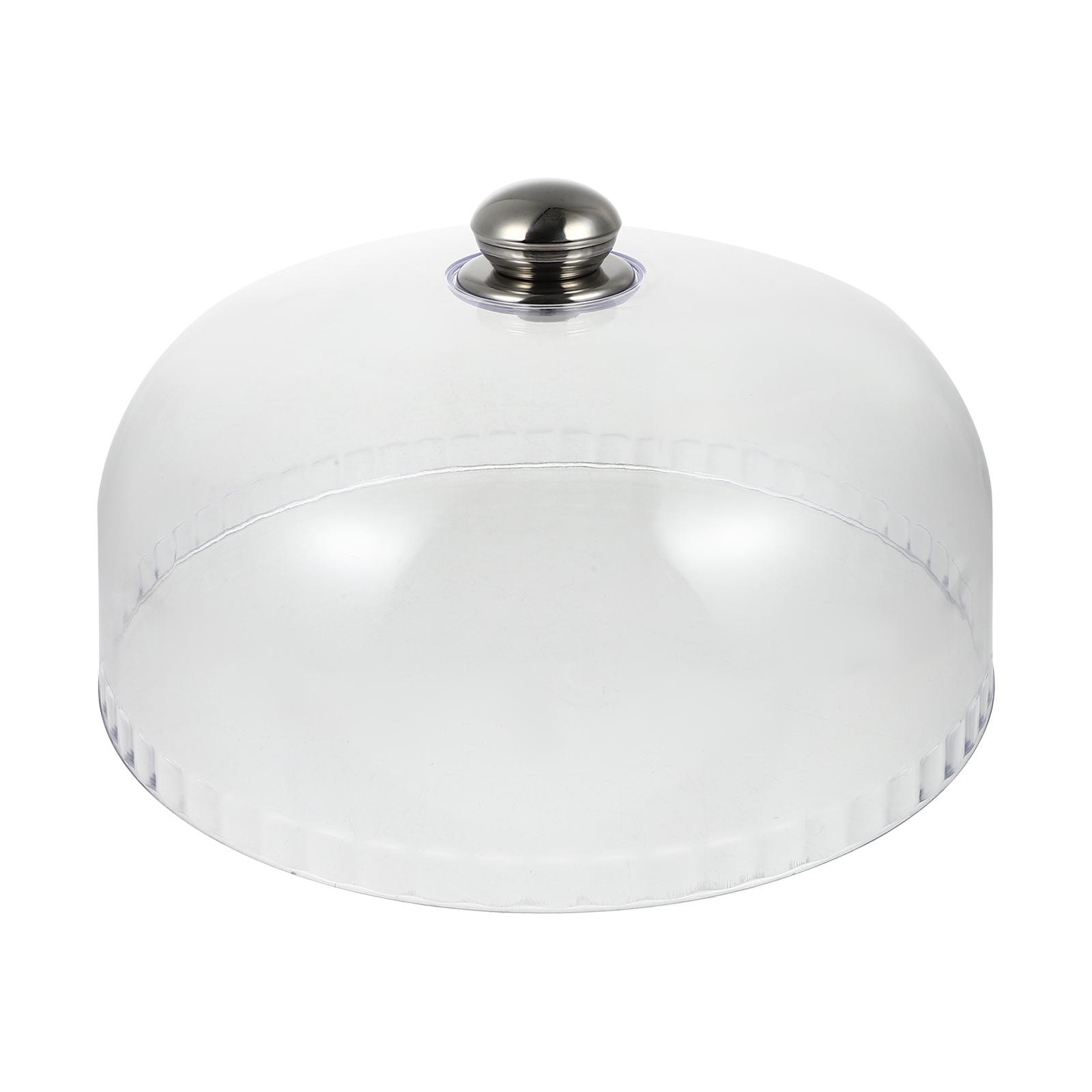 

Кришка для десерту Круглий піднос для сервірування Харчовий купол Тарілка для торта Деко для випічки Каструлі Захисний Прозорий для закусок