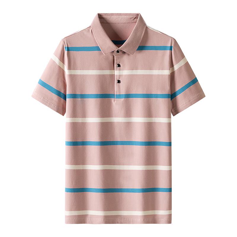 

WRPCE Men s Striped Short-Sleeve Polo Shirt 2XL