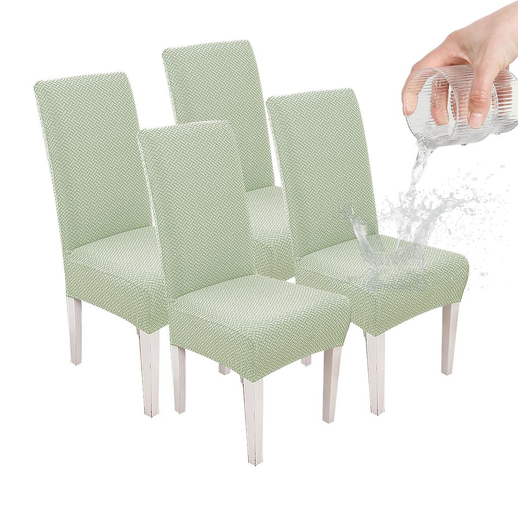 Capa de Cadeira Jacquard para Casa com Película de TPU 100% Impermeável Elástica Universal Lavável e Anti-Manchas