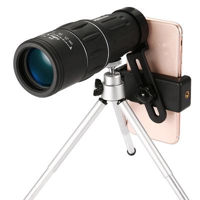 Monokulární dalekohled s optickým HD objektivem Sagit 16X52 se zoomem + stativ + klip pro univerzální telefon