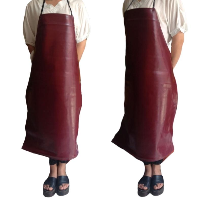 Oil Resistant Waterproof Apron For Kitchen Heavy Duty Workwear Easy Clean Kitchen and Commercial Restaurant Use Apron