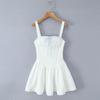 French Retro Sweet Lace Embroidery Slimming Dress 2025