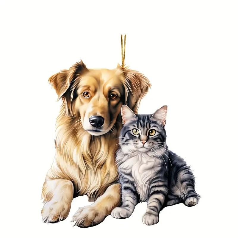 

Captivating Acrylic Car Hanging Accessory With Delightful Cartoon Design For Home Use