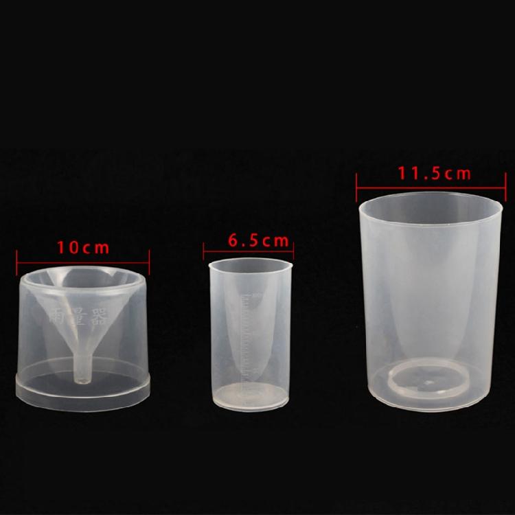 Outdoor Rain Gauge Plastic Rain Meter Gauge Rain Collector Garden Farm Rainfall