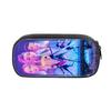Printed Pencil Case for Students - Large Capacity Pen Bag for School Supplies with Cute Pattern