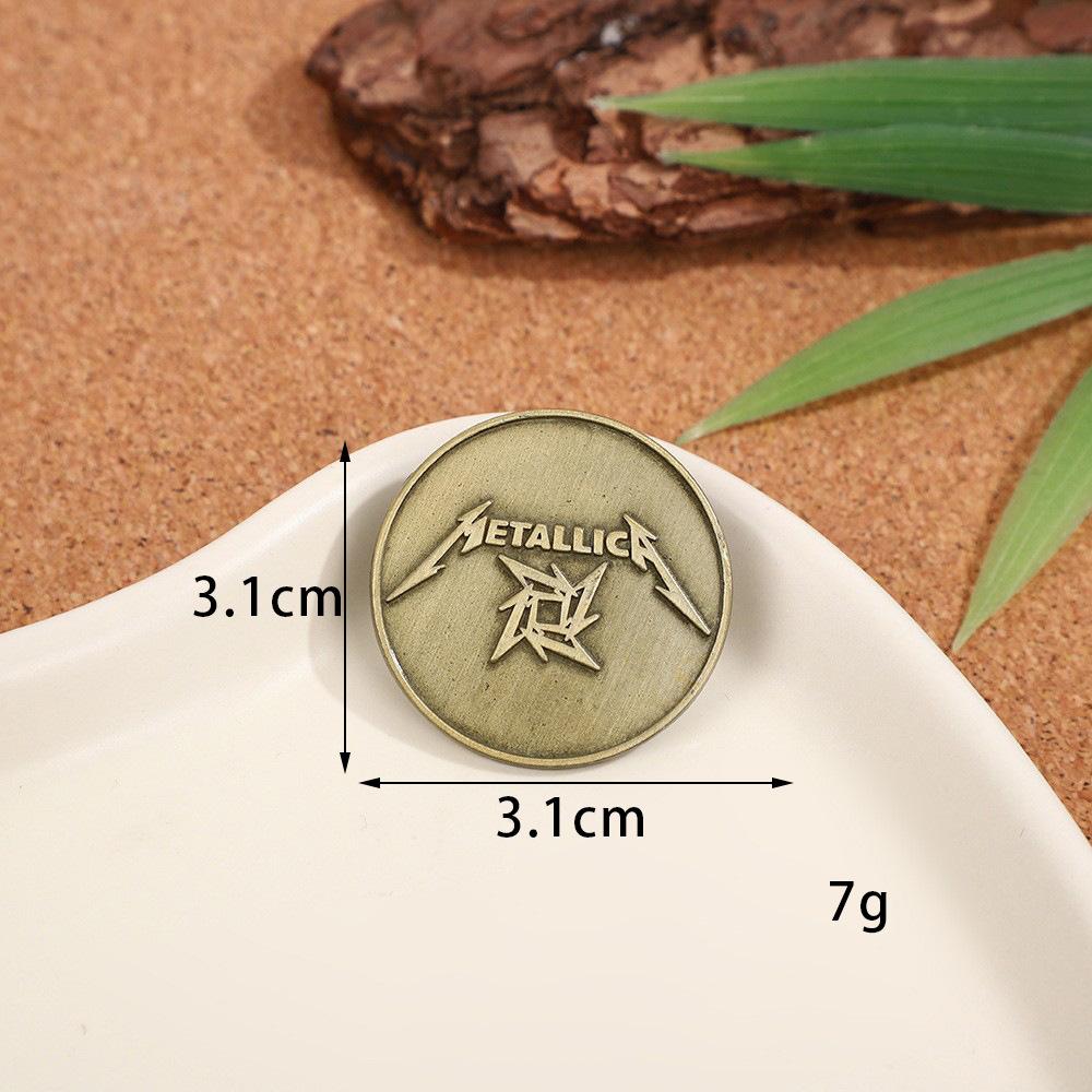 Creative Personality Brass Series Brooch Niche High-end Metal Badge Clothing Backpack Decorative Accessories