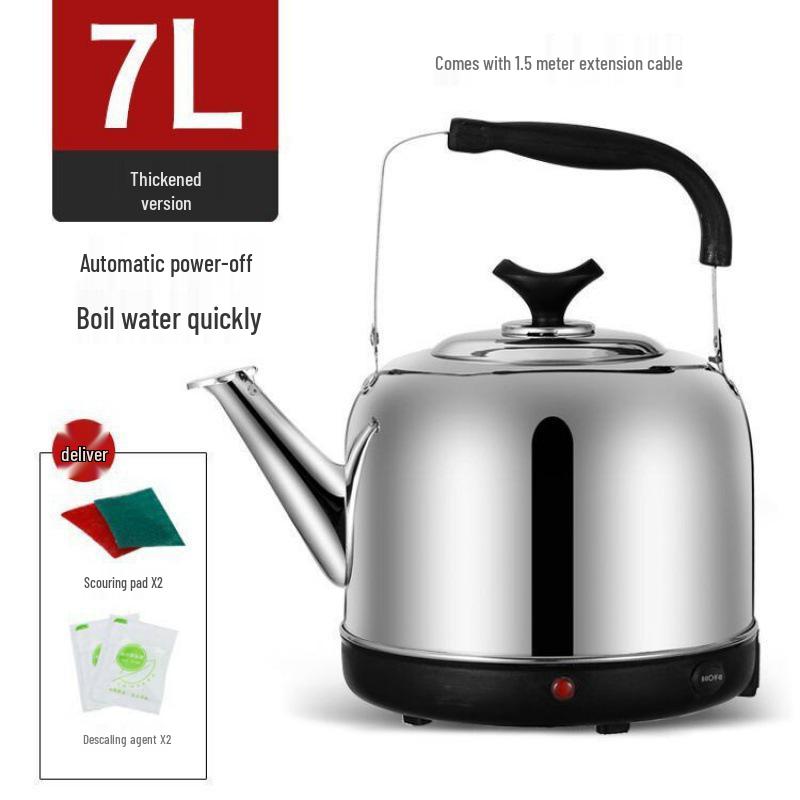 Stainless Steel 2L Electric Kettle with Auto Shut-Off & Keep Warm Feature