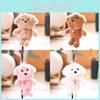 Cute Animal Plush Doll With Love Heart Pendant For Bag Accessories And Gifts